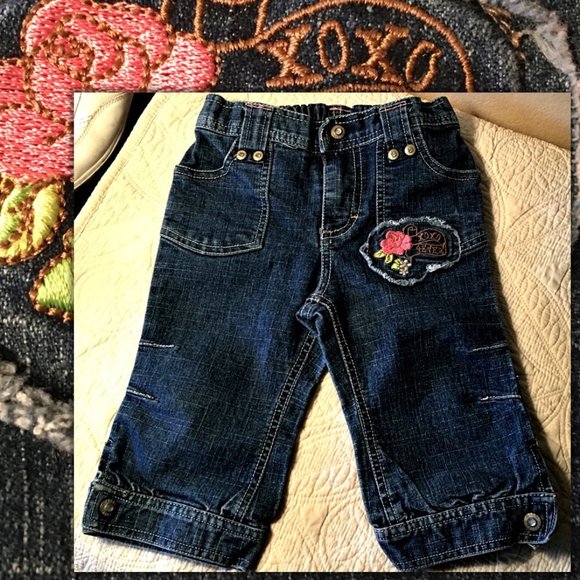 XOXO Other - XOXO BABY Girls Snap Leg Jeans   24M